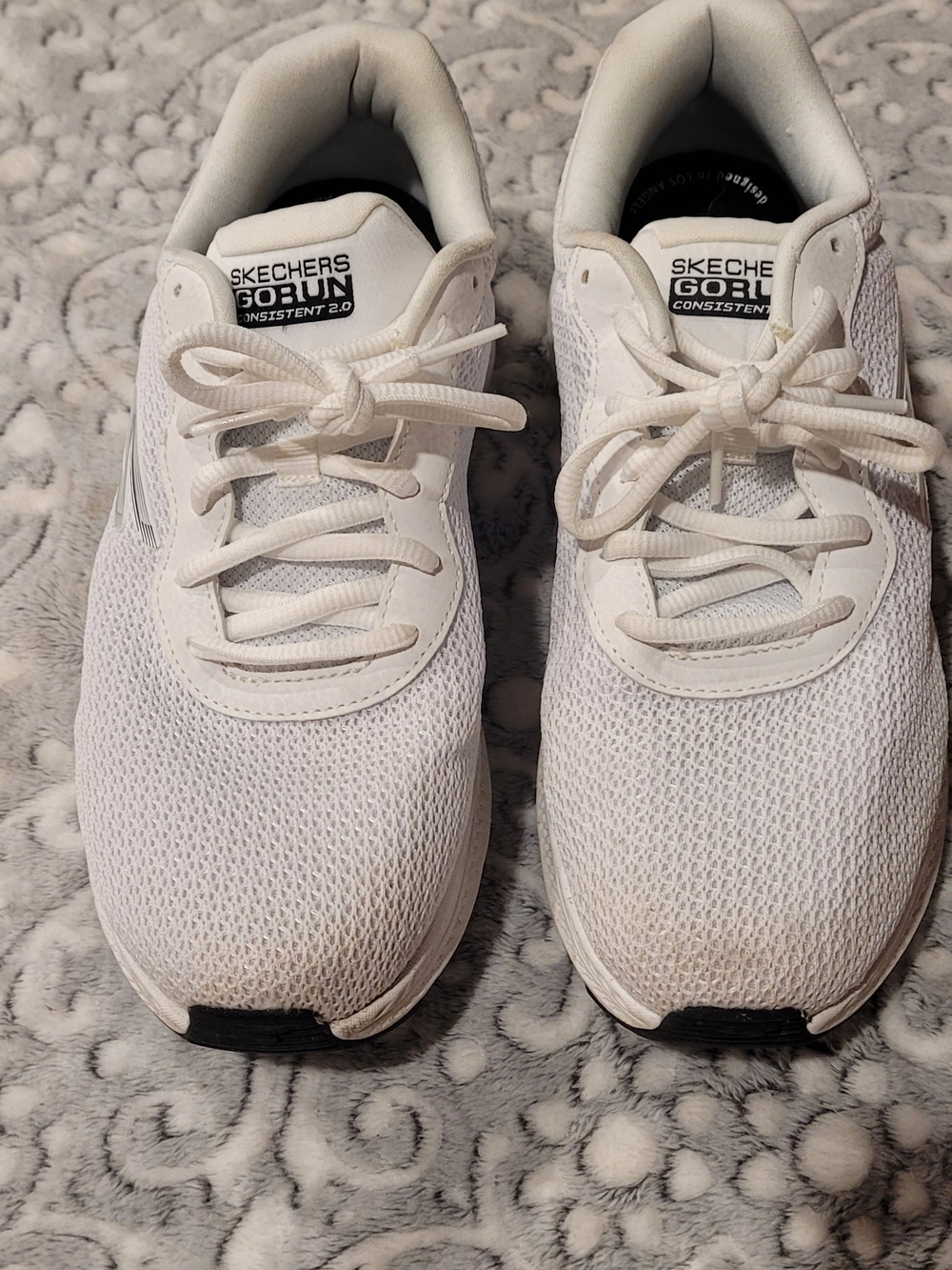 Skechers Go Run Consistent 2.0 White Athletic Sneakers